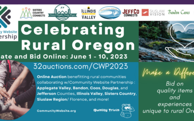 Celebrating Rural Oregon Collaborative Online Auction Benefits Communities Staying Connected with Community Website Partnership